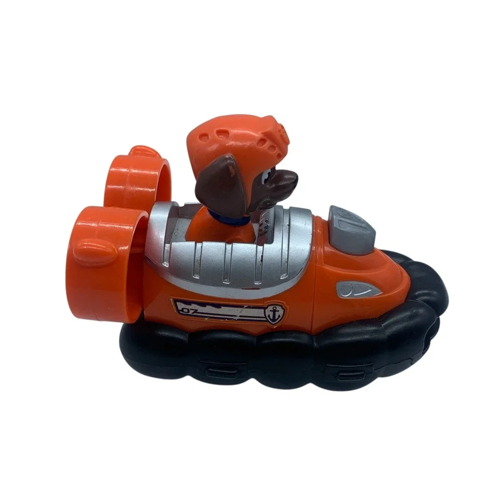 Paw Patrol Zuma Hovercraft Orange Rescue Vehicle Toy with Zuma Figure 3.75